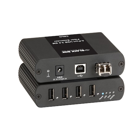 Black Box Usb Extender-Single-Mode Fiber, 4-Port IC406A-R2